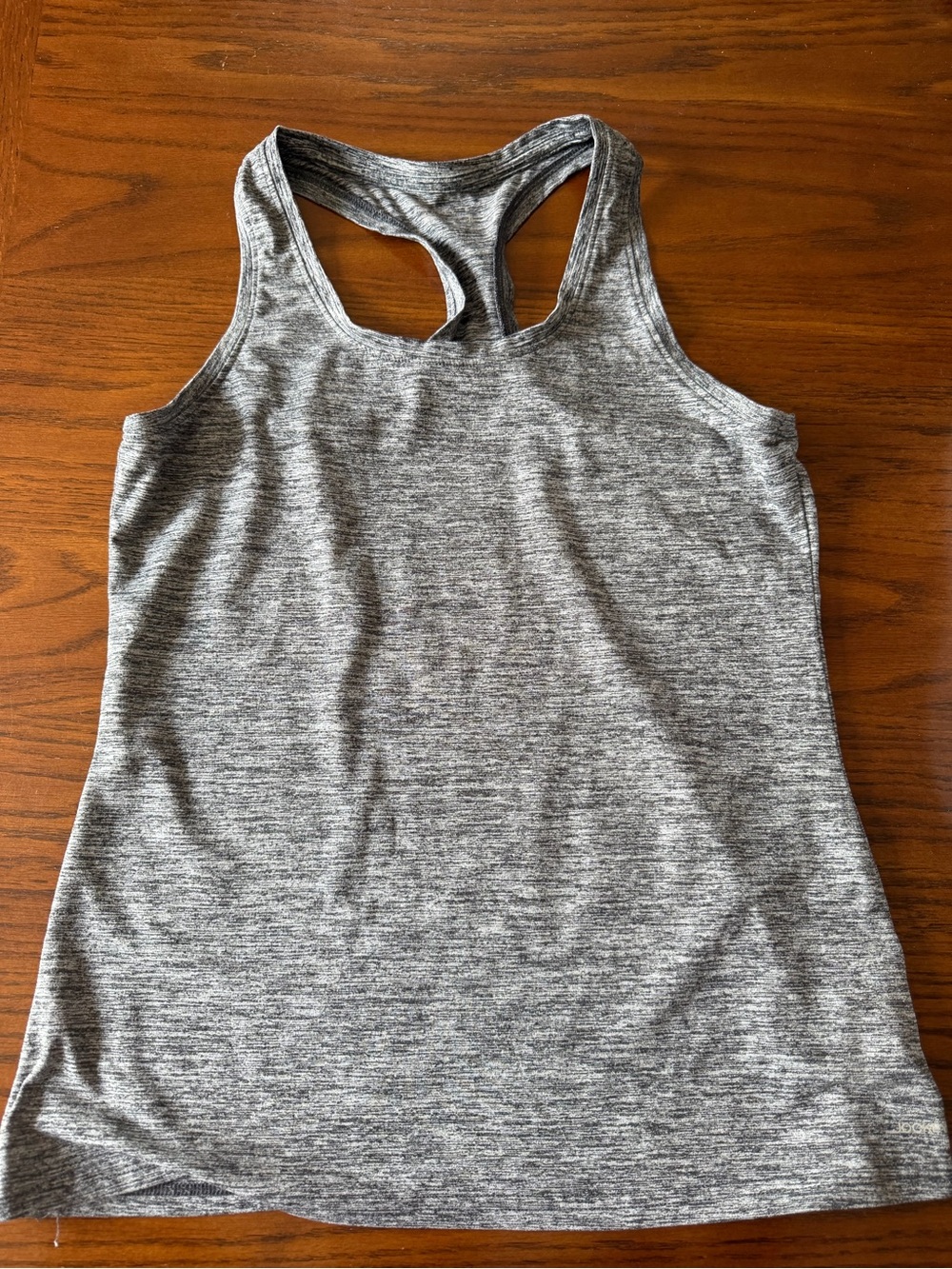 Jockey Gray Heather Racerback Tank Top